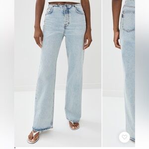 HAIKURE Korea WB wide-leg jeans size 25